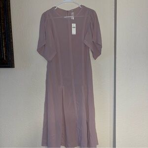 By Anthropologie Modern Sheer Midi Dress Size 6 New With Tags